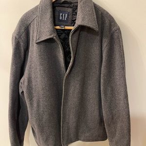 Gray wool men’s jacket